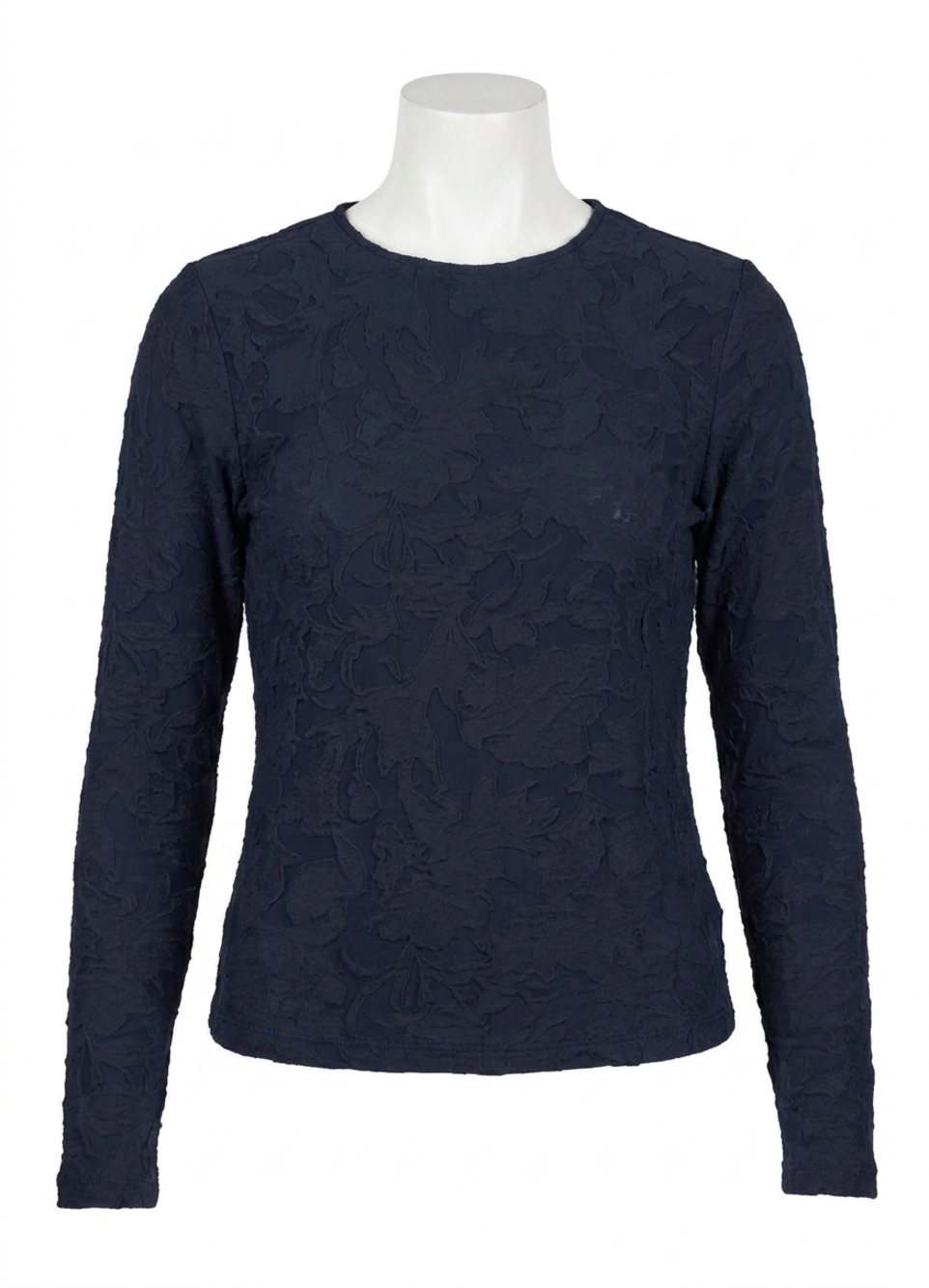 NEW SPLENDID cecelia floral long sleeve tee in navy
